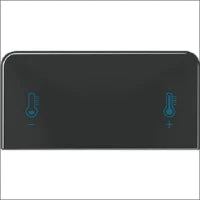 JUNG CD4093TSAWW Bedienelement / Zentralplatte Schalterprogramm 67 mm