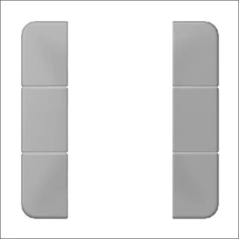 JUNG CD503TSAGR Bedienelement / Zentralplatte Schalterprogramm 67 mm
