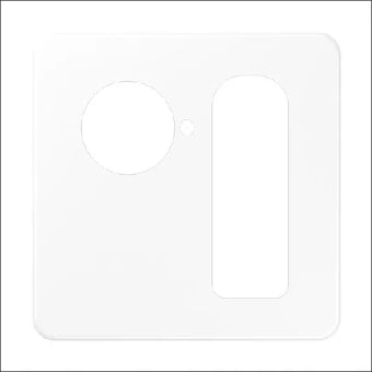 JUNG CD525.251WW Bauteil / Zentralplatte Kommunikations-Schalterprogramm