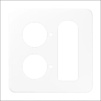 JUNG CD525.252WW Bauteil / Zentralplatte Kommunikations-Schalterprogramm