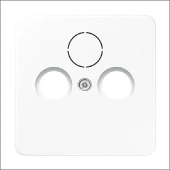 JUNG CD561SATWW Bauteil / Zentralplatte Kommunikations-Schalterprogramm