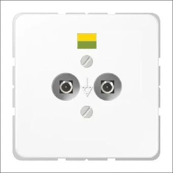 JUNG CD565-2NWW Potentiaal vereffeningscontactdoos