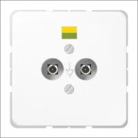 JUNG CD581WUWW Abdeckrahmen Schalterprogramm 10 mm