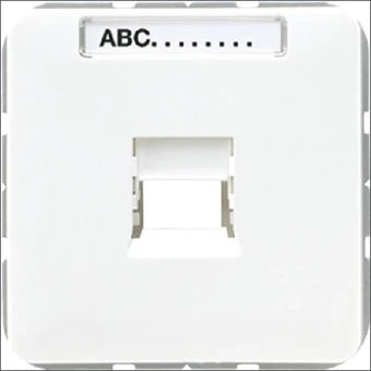 JUNG CD569-1WEWW Bauteil / Zentralplatte Kommunikations-Schalterprogramm