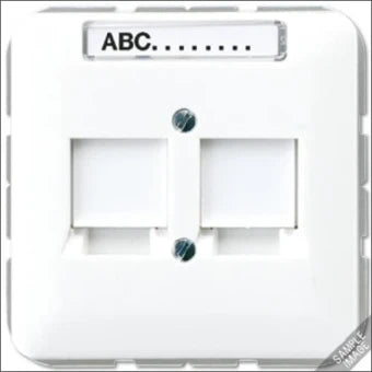 JUNG CD569-25NWELG Bauteil / Zentralplatte Kommunikations-Schalterprogramm