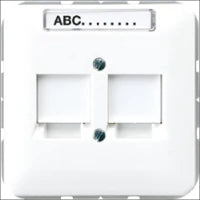 JUNG CD595BFWW Bedienelement / Zentralplatte Schalterprogramm 67 mm