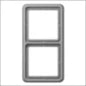 JUNG CD595GR CD 595 GR Bedieningselement /centraalplaat schakelmateriaal