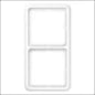 JUNG CD584WW Abdeckrahmen Schalterprogramm 10 mm