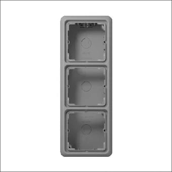 JUNG CD583AGR Aufputzgehaeuse Unterputz-Schalterprogramm 85 mm