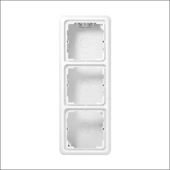 JUNG CD583AWW Aufputzgehaeuse Unterputz-Schalterprogramm 85 mm