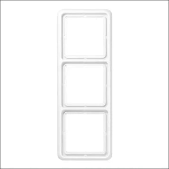 JUNG CD583WUWW Abdeckrahmen Schalterprogramm 10 mm