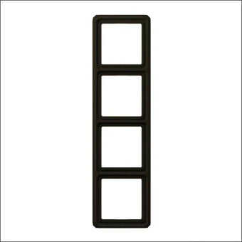 JUNG CD584WUBR Abdeckrahmen Schalterprogramm 10 mm