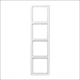 JUNG CD584WUWW Abdeckrahmen Schalterprogramm 10 mm