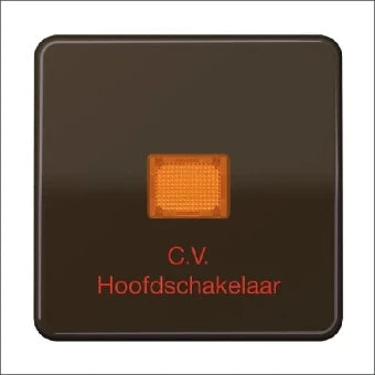 JUNG CD590BFCVBR Bedienelement / Zentralplatte Schalterprogramm 67 mm