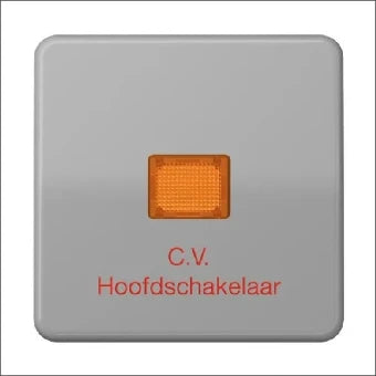 JUNG CD590BFCVGR Bedienelement / Zentralplatte Schalterprogramm 67 mm