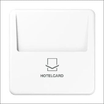 JUNG CD590CARDWW Bedienelement / Zentralplatte Schalterprogramm 67 mm