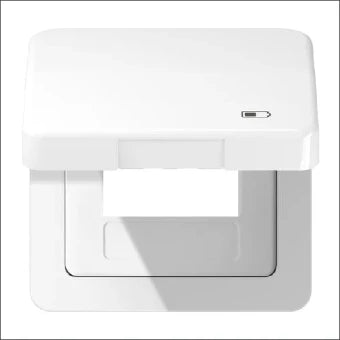 JUNG CD590KLUSBWW Abdeckrahmen Schalterprogramm 15 mm