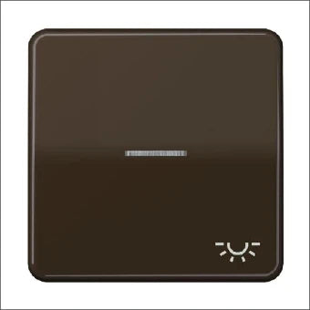 JUNG CD590KO5LBR Bedienelement / Zentralplatte Schalterprogramm 67 mm