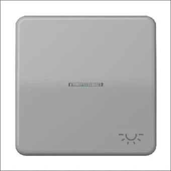 JUNG CD590KO5LGR Bedienelement / Zentralplatte Schalterprogramm 67 mm