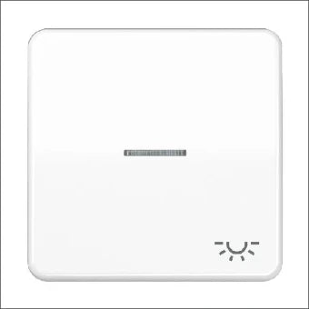 JUNG CD590KO5LWW Bedienelement / Zentralplatte Schalterprogramm 67 mm