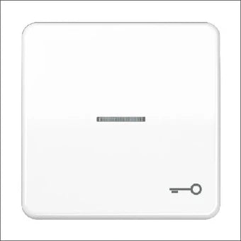 JUNG CD590KO5TWW Bedienelement / Zentralplatte Schalterprogramm 67 mm