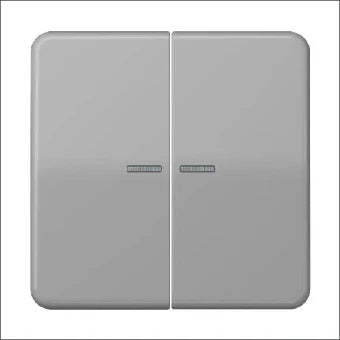 JUNG CD595KO5BFGR Bedienelement / Zentralplatte Schalterprogramm 67 mm