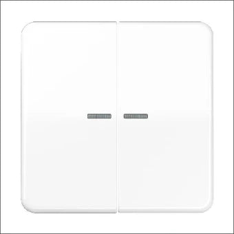 JUNG CD595KO5BFWW Bedienelement / Zentralplatte Schalterprogramm 67 mm