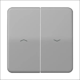 JUNG CD595PBFGR Bedienelement / Zentralplatte Schalterprogramm 67 mm