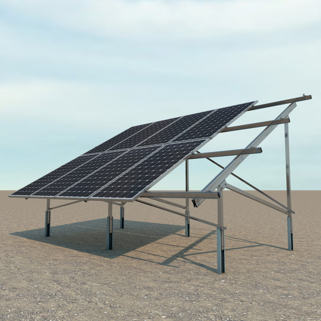 Sunfer 11V2 Blechdach-Aufständerungssystem 15°/30° – Kit 2