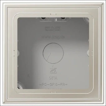 JUNG ES2581A-L Aufputzgehaeuse Unterputz-Schalterprogramm 81 mm