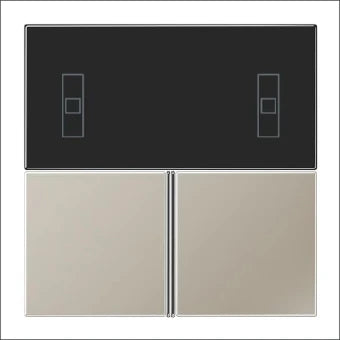 JUNG ES4093TSA Bedienelement / Zentralplatte Schalterprogramm 70 mm
