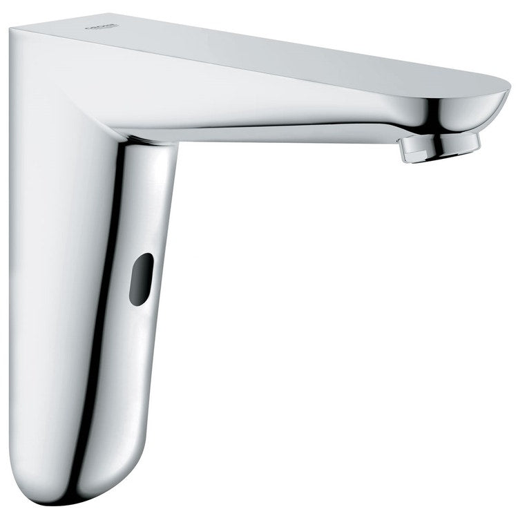 Grohe Elektronischer Waschtischarmatur, wandmontiert, mit Infrarotsteuerung, bidirektionalem IR-Sensor zur Einstellung und Kontrolle der Parameter, Chromoberfläche EUROECO COSMOPOLITAN E 36274000