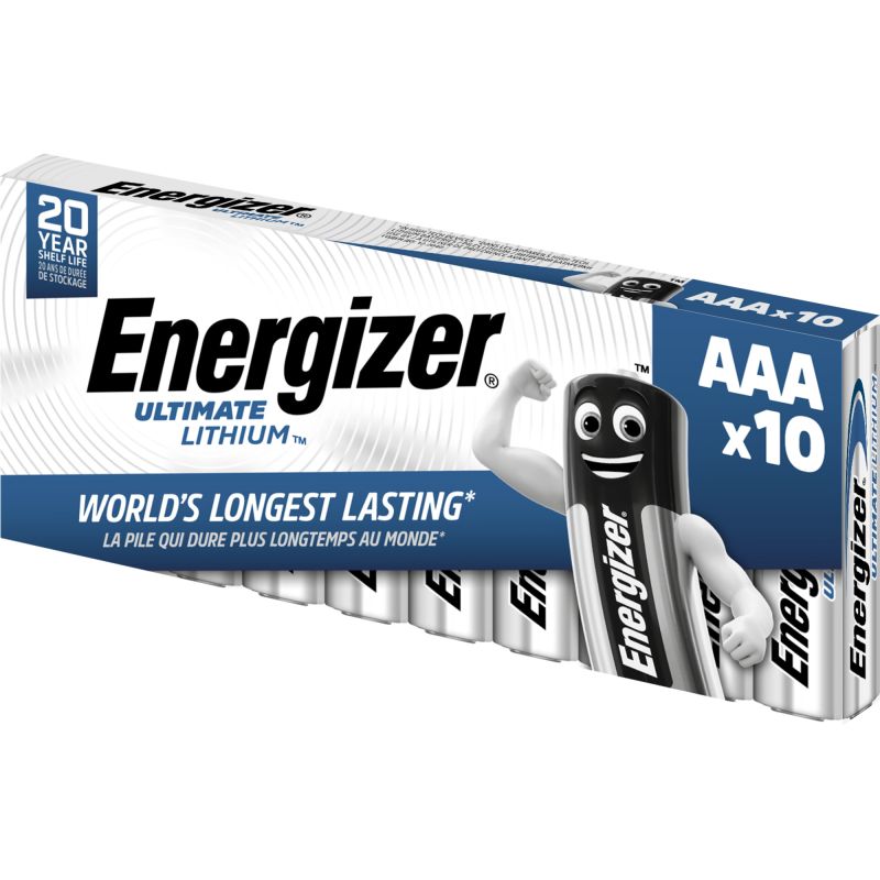Energizer Ultimate Lithium Batterie L92 AAA 1,5V (10er Karton / Lose) - L92ULTIMATE