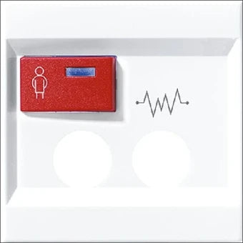 JUNG LS071AWW Bedienelement / Zentralplatte Schalterprogramm 70 mm