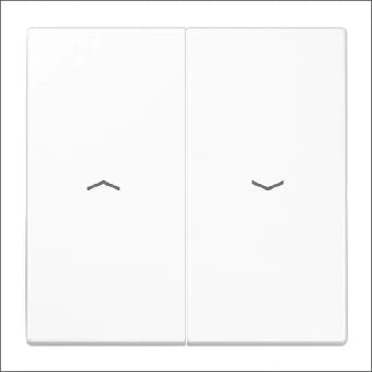 JUNG LS995PWW Bedienelement / Zentralplatte Schalterprogramm 70 mm