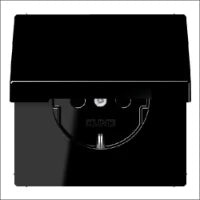 JUNG LS995KO5SW Bedienelement / Zentralplatte Schalterprogramm 70 mm
