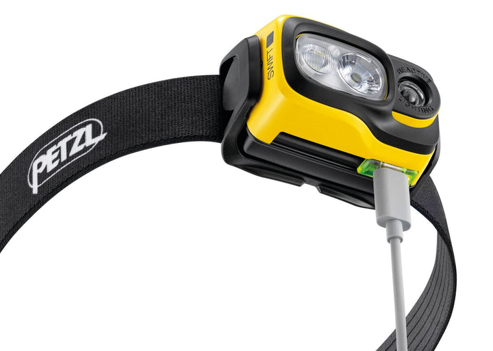 PETZL SWIFT RL Stirnlampe 1100 Lumen (schwarz/gelb)