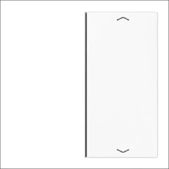 JUNG LS402TSAPWW Bedienelement / Zentralplatte Schalterprogramm 33 mm