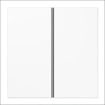 JUNG LS402TSAWW Bedienelement / Zentralplatte Schalterprogramm 70 mm