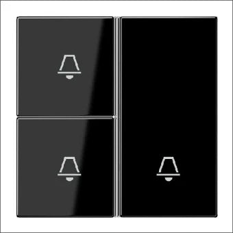 JUNG LS403TSAKSW Bedienelement / Zentralplatte Schalterprogramm