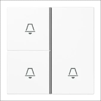 JUNG LS403TSAKWW Bedienelement / Zentralplatte Schalterprogramm