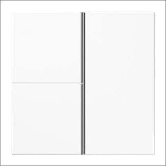 JUNG LS403TSAWW Bedienelement / Zentralplatte Schalterprogramm 70 mm