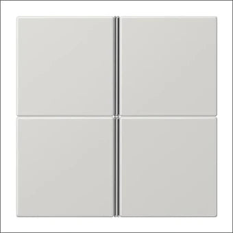 JUNG LS404TSALG Bedienelement / Zentralplatte Schalterprogramm 70 mm