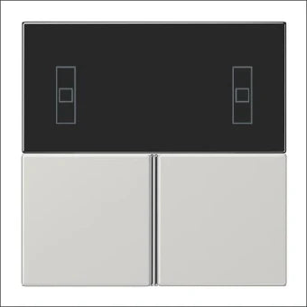 JUNG LS4093TSALG Bedienelement / Zentralplatte Schalterprogramm 70 mm