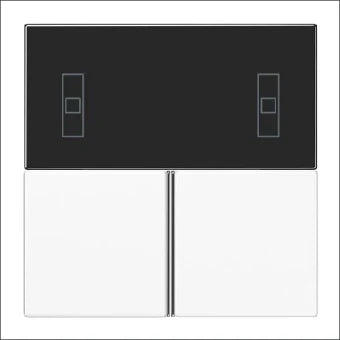 JUNG LS4093TSAWW Bedienelement / Zentralplatte Schalterprogramm 70 mm