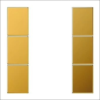 JUNG LS503TSAGGO Bedienelement / Zentralplatte Schalterprogramm 70 mm