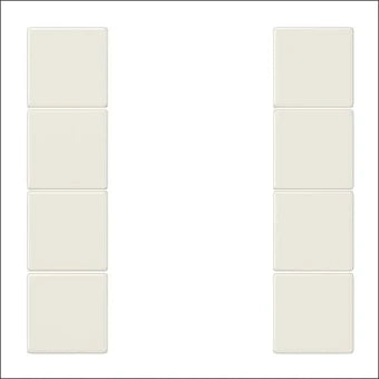 JUNG LS504TSA Bedienelement / Zentralplatte Schalterprogramm 70 mm