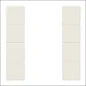 JUNG LS50NAW Bedienelement / Zentralplatte Schalterprogramm 33 mm