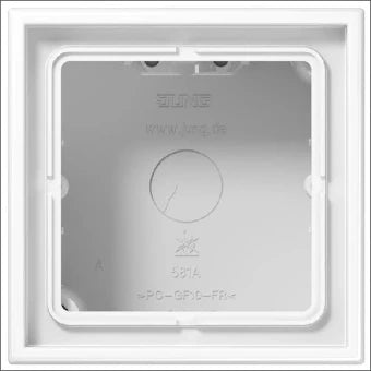 JUNG LS581AWW Aufputzgehaeuse Unterputz-Schalterprogramm 81 mm