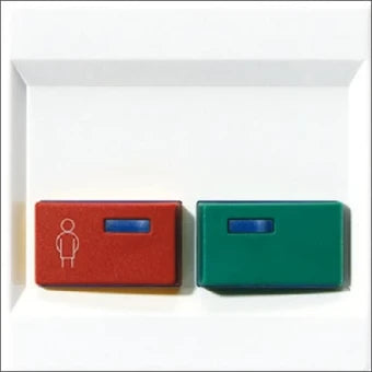 JUNG LS642B-1WW Bedienelement / Zentralplatte Schalterprogramm 70 mm